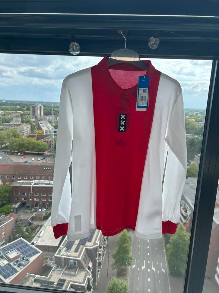 Ajax jubileum 125- jarig lange mouwen GLOEDNIEUW, Sport en Fitness, Voetbal, Nieuw, Shirt, Maat M, Ophalen of Verzenden