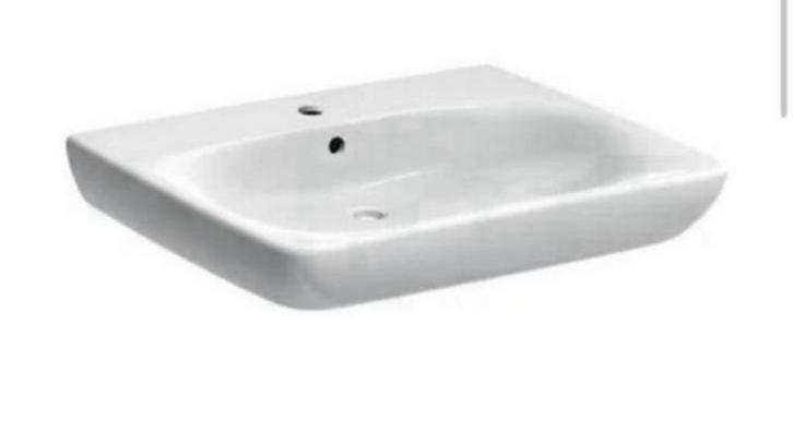 Geberit 300 Comfort wastafel 65x55 cm – nieuw, Doe-het-zelf en Verbouw, Sanitair, Nieuw, Wastafel, Ophalen of Verzenden