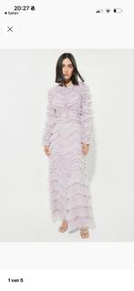 Lilac galajurk met ruches van Maryisa, Kleding | Dames, Maryisa, Galajurk, Paars, Ophalen of Verzenden