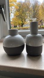 Twee vaasjes hema, Huis en Inrichting, Woonaccessoires | Vazen, Ophalen, Overige materialen, Gebruikt, Overige kleuren