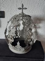 Brocante kroon (kerst)decoratie ,met "steentjes" landelijk, Ophalen of Verzenden