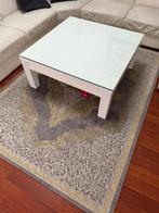 Salontafel met glas, Huis en Inrichting, Tafels | Salontafels, Ophalen, 100 tot 150 cm, 50 tot 100 cm, Minder dan 50 cm