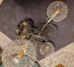 plafond lamp, Ophalen, Gebruikt, Glas, Vintage