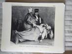 Honore Daumier offset prent jaren 60, Zo goed als nieuw, Prent, Verzenden