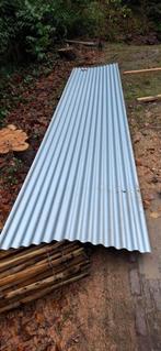 Golfplaat - Metaal - Grijs, Doe-het-zelf en Verbouw, Dakpannen en Dakbedekking, Ophalen, Golfplaat