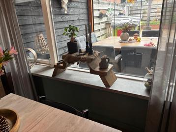 Raam Bankje van Eikenhout beschikbaar voor biedingen