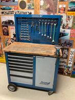 Gedore 1504 gereedschapswagen werkbank met bankschroef leeg, Ophalen, Zo goed als nieuw