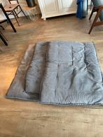 Palletkussens 3x grijs ribstof, Tuin en Terras, Ophalen, Gebruikt