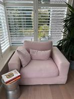 Leuke roze ruime fauteuil, Eenpersoons, 75 tot 100 cm, Ophalen of Verzenden, Zo goed als nieuw