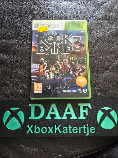 Rockband 3 - xbox 360, Spelcomputers en Games, Games | Xbox 360, Zo goed als nieuw, Muziek, Vanaf 3 jaar, Ophalen of Verzenden