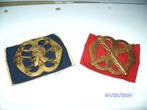 baret embleem Verbindingstroepen Regiment Infanterie Chasse, Ophalen of Verzenden, Landmacht, Nederland, Embleem of Badge
