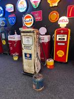 Prachtige Benzinepomp Tokheim P300 Gulf met mooie patina, Verzamelen, Automaten | Overige, Ophalen, Gebruikt