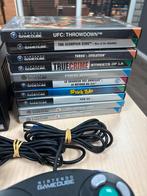 GameCube Zwart + 2 Controllers, Game Boy Player + Games, Spelcomputers en Games, Spelcomputers | Nintendo GameCube, Zwart, Met 2 controllers