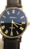 horloge, Sieraden, Tassen en Uiterlijk, Horloges | Heren, Leer, Staal, Polshorloge, Nieuw