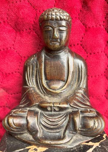 Bronzen Japanse Boedhha van Kamakura ca. 1910 beschikbaar voor biedingen