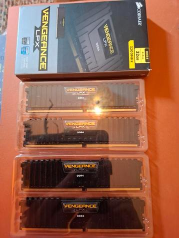 Corsair 32gb ddr4 quad channel geheugenset (4 maal 8gb)  beschikbaar voor biedingen