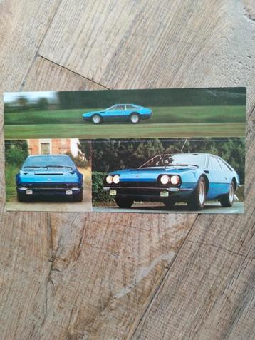 Lamborghini Jarama S - Originele Brochure beschikbaar voor biedingen
