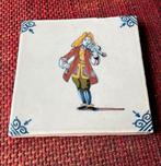 Oud Tegeltje- Violist, Antiek en Kunst, Antiek | Wandborden en Tegels, Ophalen of Verzenden