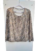 ZGAN Gerry Weber blouson, bolletjesmotief beige/grijs, mt 40, Maat 38/40 (M), Verzenden, Zo goed als nieuw, Grijs