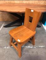 Teakhouten stoel, Huis en Inrichting, Stoelen, Ophalen, Bruin, ., .