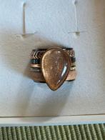 Zwart/rosé IXXXI ring mt 17,5. H16, Sieraden, Tassen en Uiterlijk, Ringen, Overige materialen, Zwart, Ophalen of Verzenden, Zo goed als nieuw