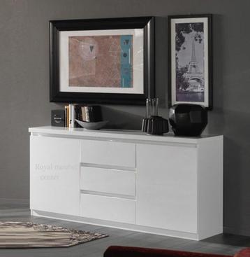 Dressoir Forever hoogglans marmer grijs wit zwart- Aanbiedin beschikbaar voor biedingen