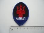 naaiembleem MASERATI naai embleem patch batch retro auto pin, Ophalen of Verzenden, Nieuw, Overige typen