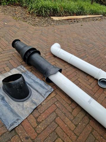 Skyline 3000 Dakdoorvoer 80/125 Zwart, loodslab, telescoopst beschikbaar voor biedingen