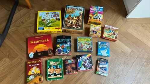 Diverse spellen (speedcups, regenwormen, biggen, lama, etc), Hobby en Vrije tijd, Gezelschapsspellen | Kaartspellen, Zo goed als nieuw