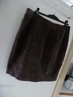 NIEUW echt leer SUEDE rok bruin 42 -GRATIS zend, Kleding | Dames, Bruin, Verzenden, Maat 42/44 (L), Nieuw