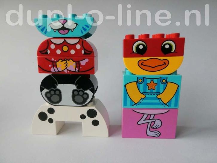 Duplo koppen en creatieve dieren poppen ook losse onderdelen, Kinderen en Baby's, Speelgoed | Duplo en Lego, Gebruikt, Duplo, Ophalen of Verzenden