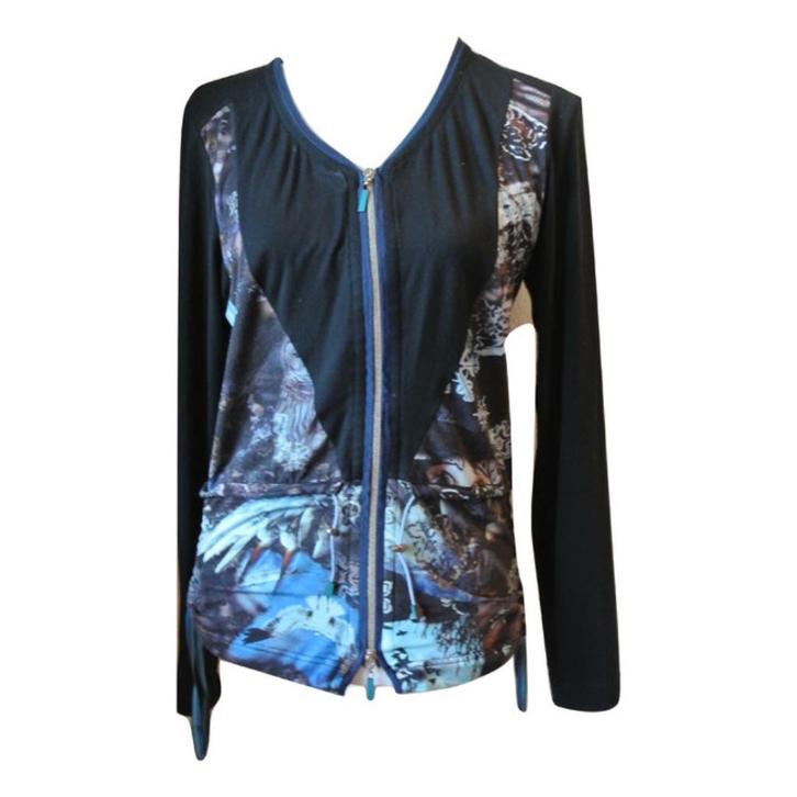 Eva & Claudi vest maat 38/40, Kleding | Dames, Truien en Vesten, Zo goed als nieuw, Maat 38/40 (M), Blauw, Ophalen of Verzenden