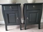 2 schitterende hoge chique nachtkastjes mat zwart Nieuw, Ophalen, Minder dan 45 cm, Nieuw, 55 tot 70 cm