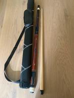 Biljartkeu, Sport en Fitness, Biljarten en Poolen, Ophalen of Verzenden, Zo goed als nieuw, Keu of Ballen