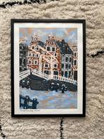 Schilderij van Haarlem, Antiek en Kunst, Ophalen of Verzenden