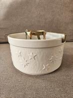 Vintage kerstboomstandaard – West Germany – 23 cm - wit/ster, Ophalen of Verzenden, Zo goed als nieuw