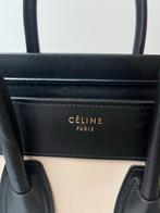 Céline Paris leren handtas- Zwart/Beige, Sieraden, Tassen en Uiterlijk, Tassen | Damestassen, Ophalen of Verzenden, Zo goed als nieuw
