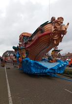 Grote carnavalswagen thema Kapitein Rooibos, voc piraten enz, Ophalen, Zo goed als nieuw, Carnaval