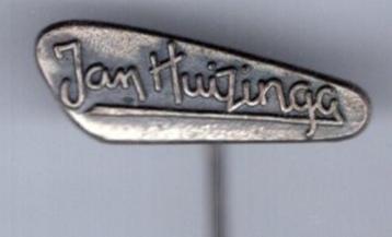 Jan Huizinga zilverkleurig speldje ( A_103 ) beschikbaar voor biedingen