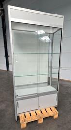 Aluminium winkelvitrine, proffesionele vitrinekast, display, Ophalen, Gebruikt, 25 tot 50 cm, 50 tot 100 cm
