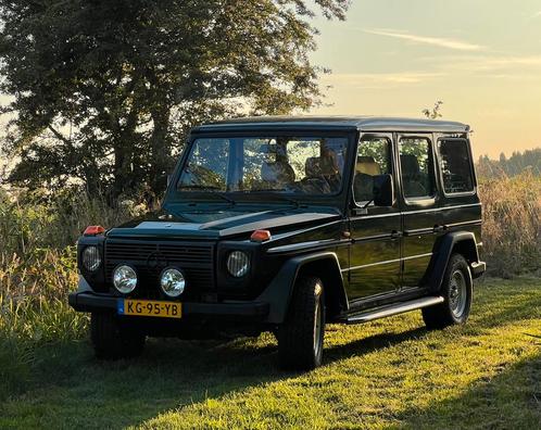 Mercedes-Benz G-Klasse 3.0 300 GD Wagon 4WD 1983 Groen, Auto's, Oldtimers, Particulier, 4x4, Bluetooth, Dakrails, Lederen bekleding