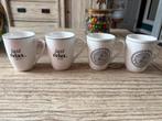 Riverdale koffie kopjes 4stuks, Huis en Inrichting, Keuken | Servies, Ophalen of Verzenden, Zo goed als nieuw, Overige stijlen
