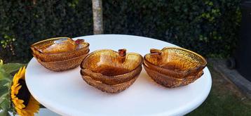 6 Arcoroc Appelschaaltjes Cognac Glas Vintage, set schalen beschikbaar voor biedingen