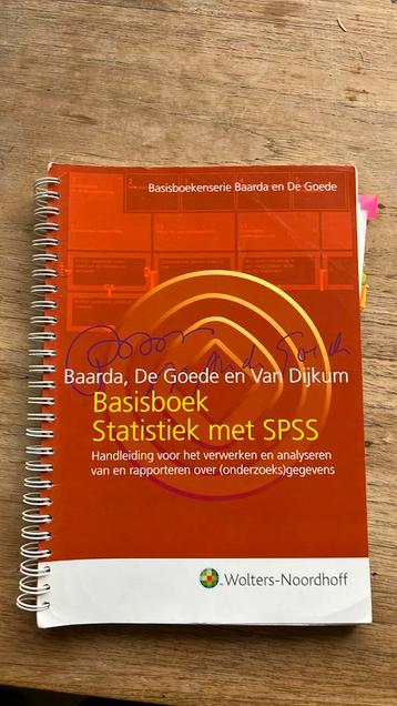 D.B. Baarda - Basisboek Statistiek met SPSS