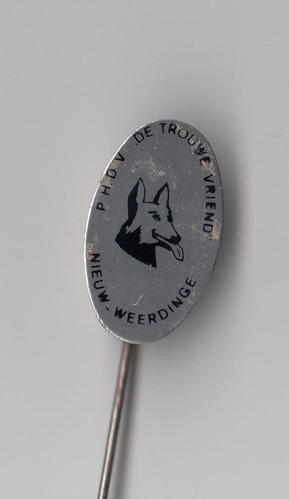 Politie Honden Nieuw Weerdinge de Trouwe Hond speldje, Verzamelen, Speldjes, Pins en Buttons, Gebruikt, Speldje of Pin, Overige onderwerpen