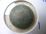 5 Pfennig 1875 B Duitsland, Postzegels en Munten, Munten | Europa | Niet-Euromunten, Ophalen of Verzenden, Duitsland, Losse munt