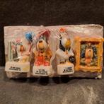 4 Droopy Feves - Porseleinen Beeldjes uit Frankrijk, Ophalen of Verzenden, Overige figuren, Gebruikt, Beeldje of Figuurtje