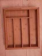 Uitschuifbare Bamboe Bestekbak, Ophalen of Verzenden, Zo goed als nieuw