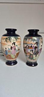2 x Japanse Satsuma vazen 32cm hoog, Ophalen of Verzenden