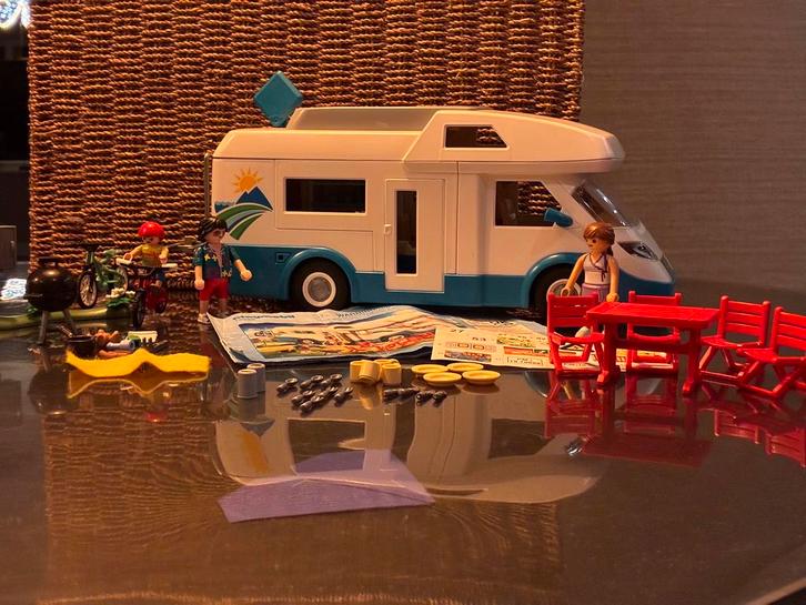 Playmobil Family Fun Camper 70088, Kinderen en Baby's, Speelgoed | Playmobil, Gebruikt, Complete set, Ophalen of Verzenden